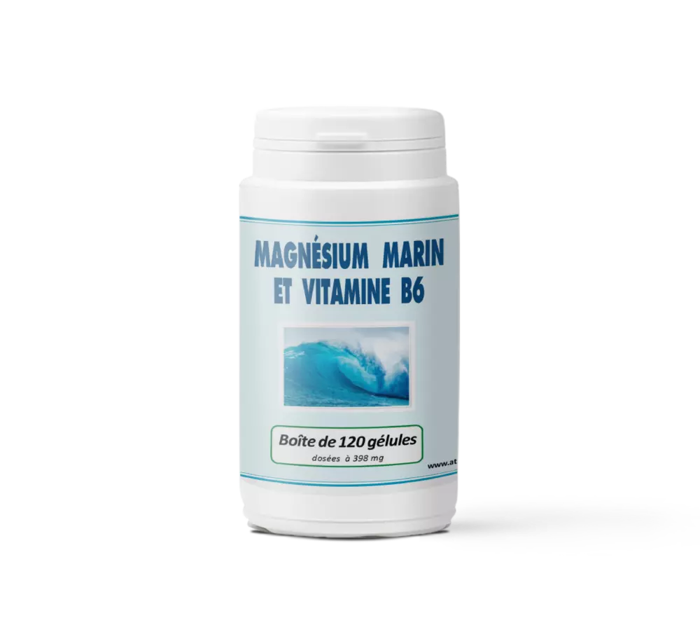 Magnésium et Vitamine B6 120 gélules Atelier des Remèdes Oubliés à