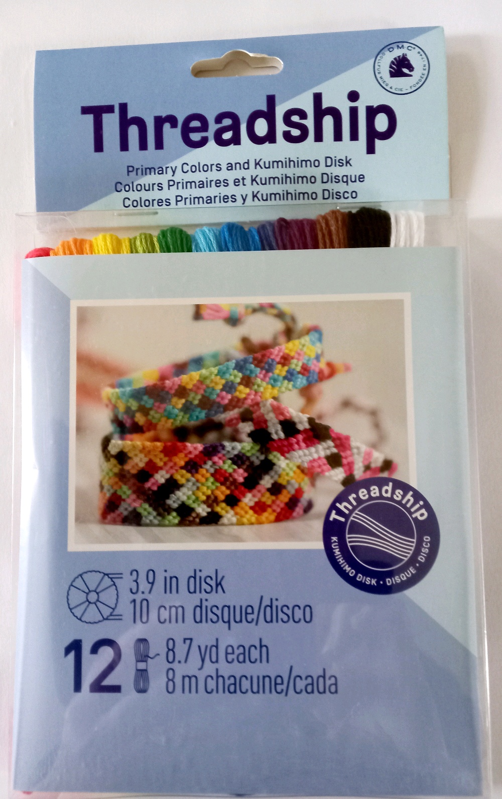 Kit de 12 fils, réalisation de bracelets
